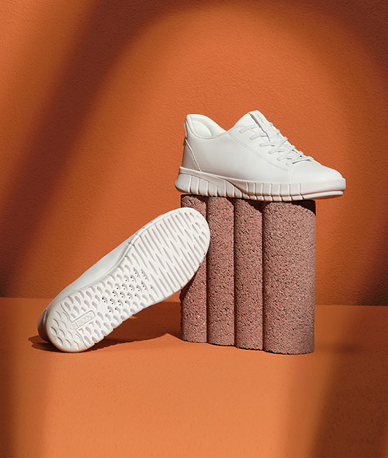 GEOX FLEXTRIDE PLUS sneaker in white