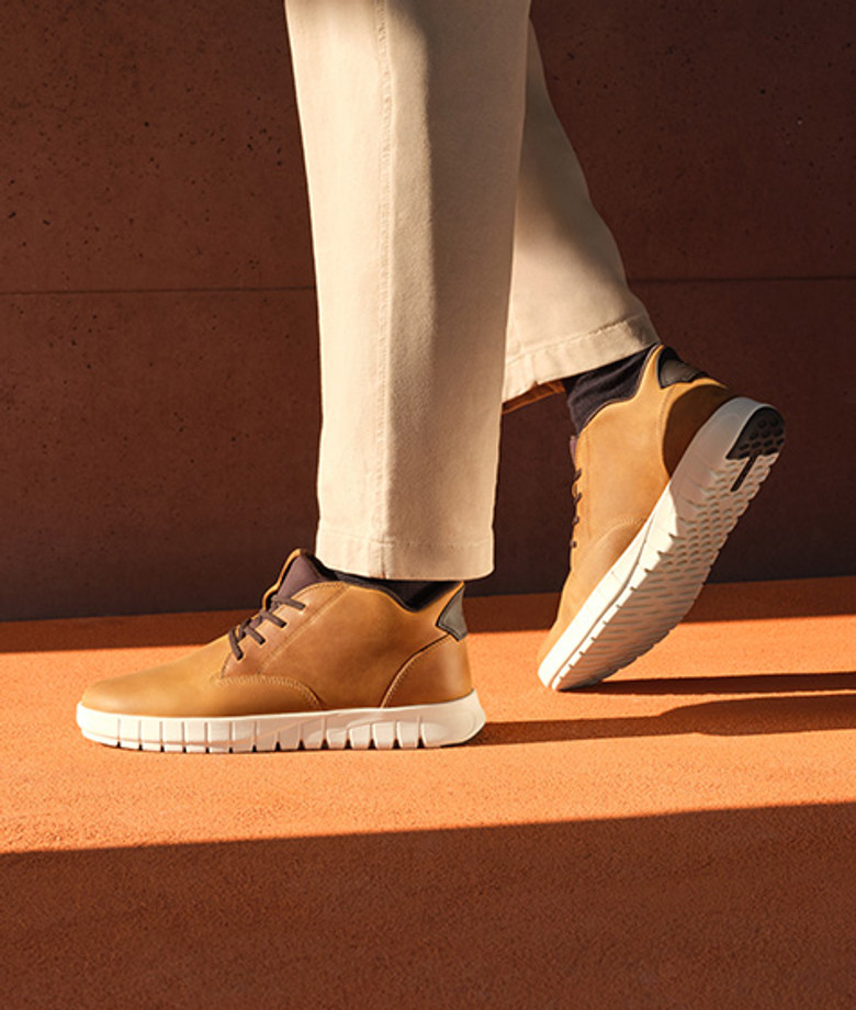 GEOX FLEXTRIDE sneaker in brown