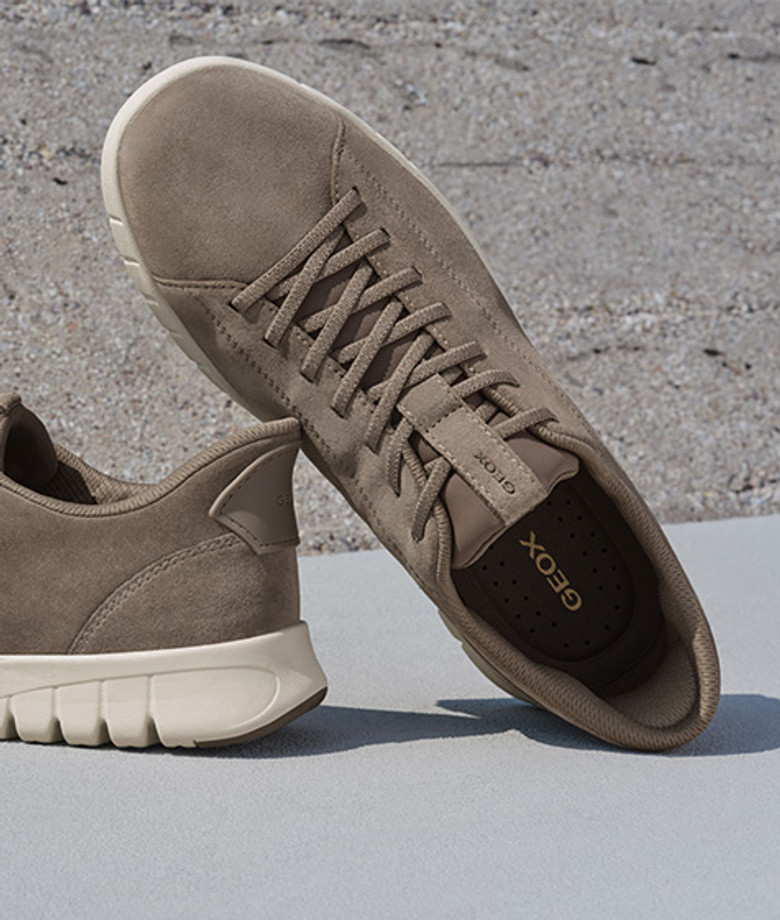 GEOX FLEXTRIDE PLUS sneaker in beige