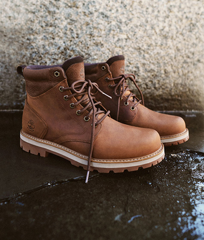 Timberland A69UH BRITTON ROAD MID LACE UP boots in brown