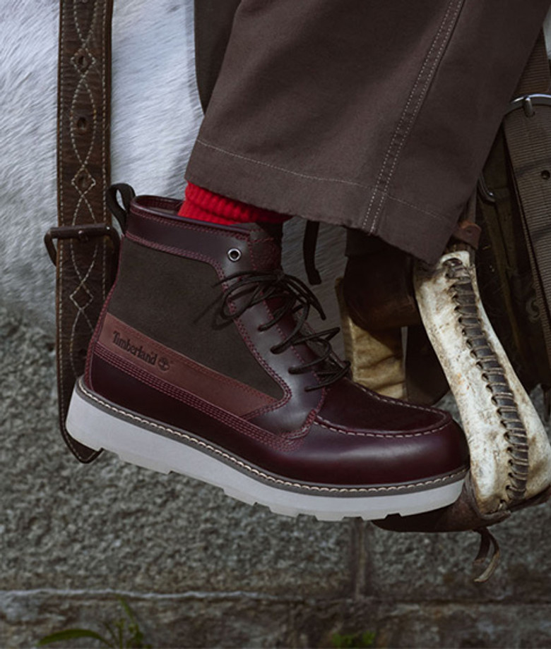 Timberland A6CE2 BRITTON MILLS MID LACE UP boots in brown