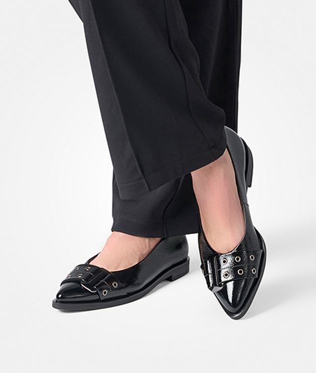 Paul Green 1175-008 ballerina in black