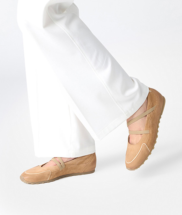 Paul Green 1191-039 ballerina in brown