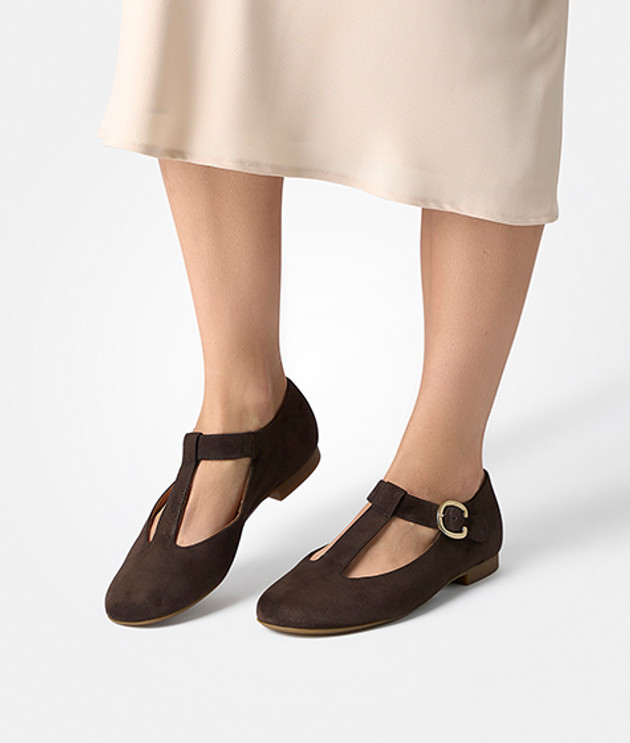 Paul Green 1203-039 Ballerina in brown