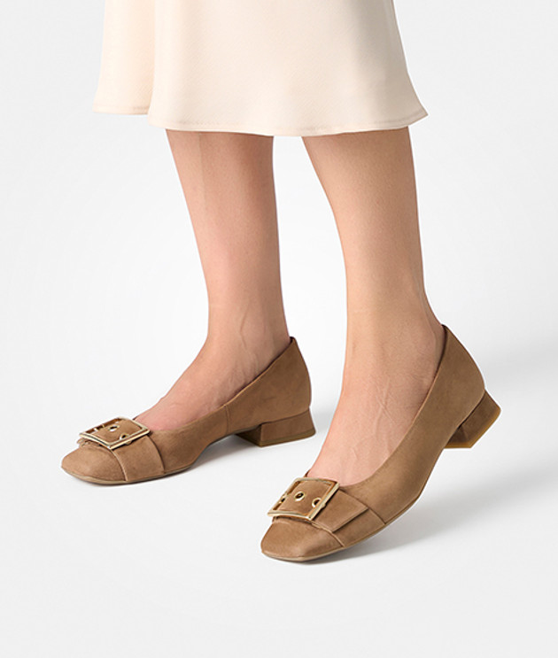 Paul Green 3855-039 Ballerina in brown