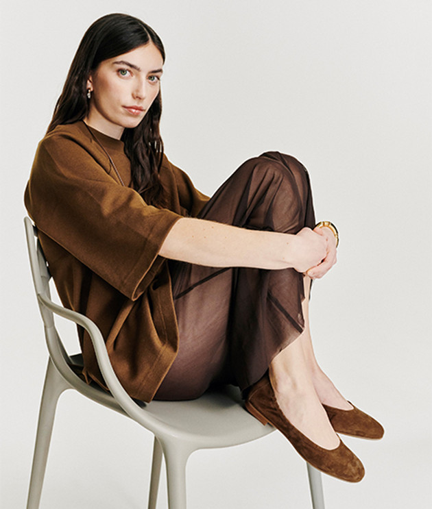 Donna Carolina CLARA BASIC 57.170.034-001 Ballerina in brown