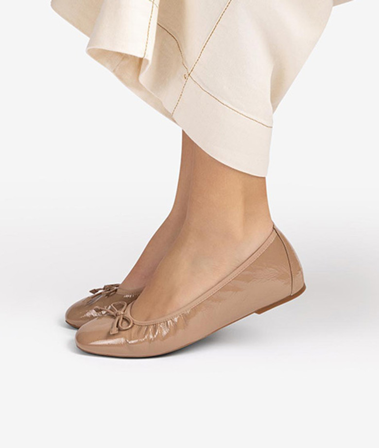 Unisa CACERIN_VER PRALINE ballerina in brown