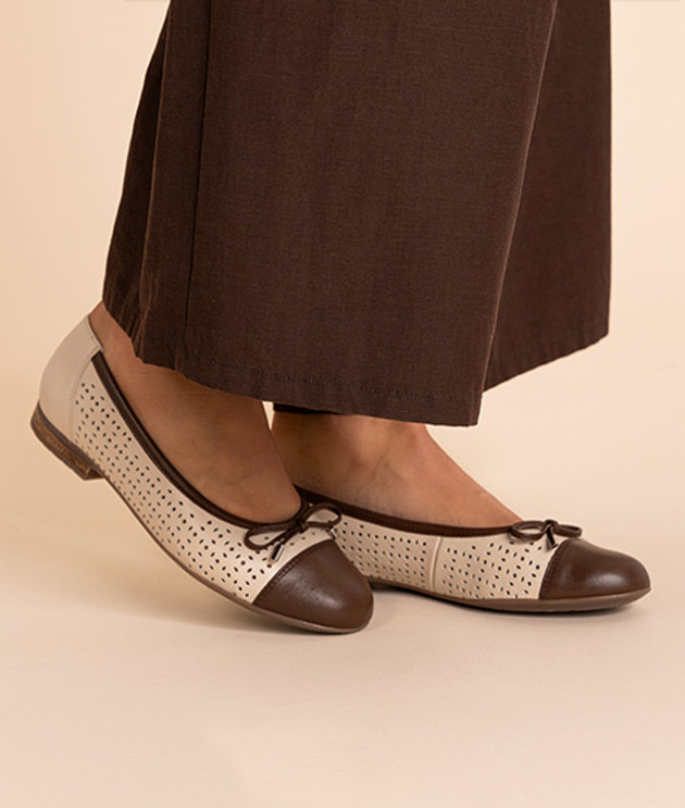 Ara 31344-03 SARDINIA ballerina in beige