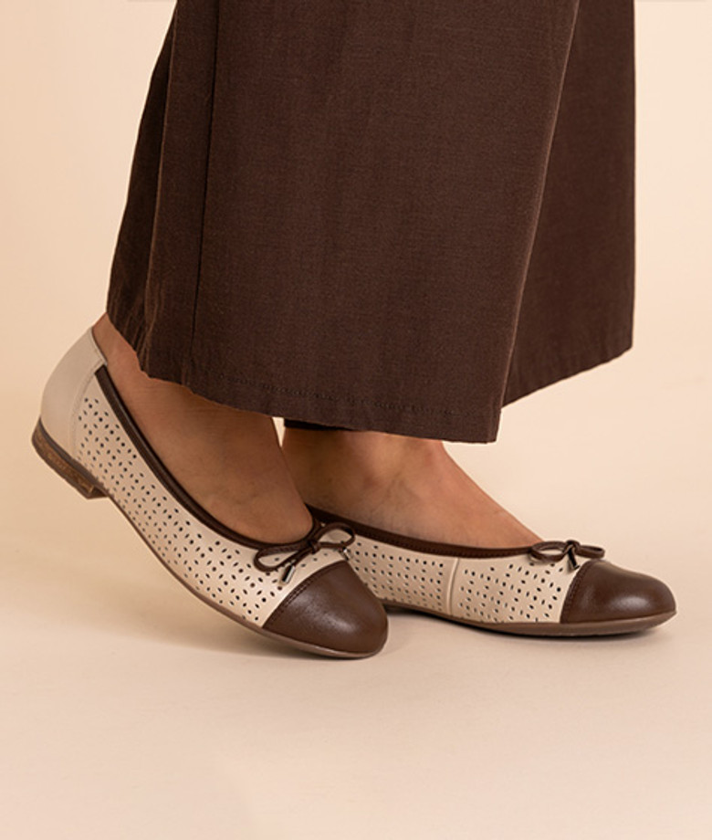 Ara 31344-03 SARDINIA ballerina in beige