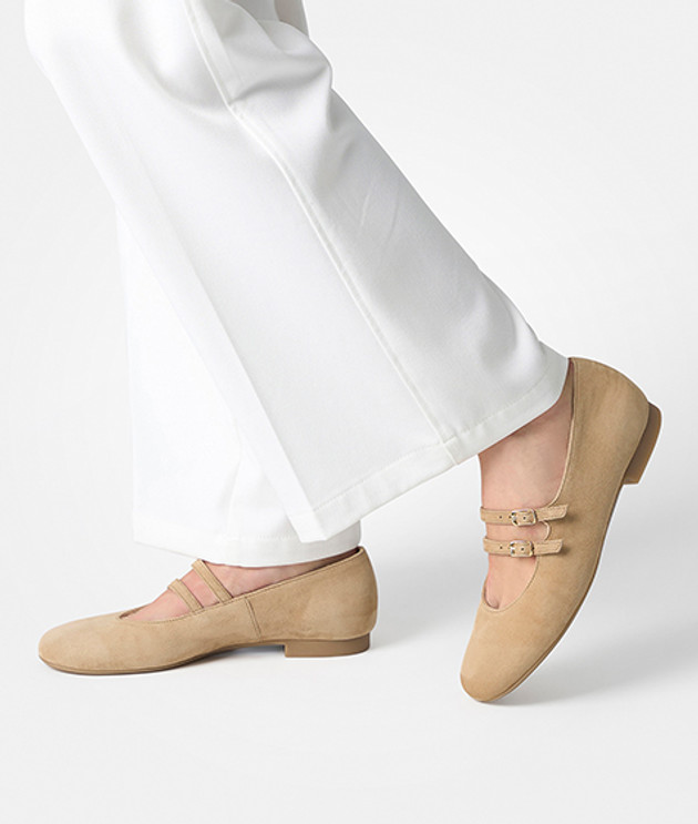 Paul Green 1211-019 ballerina in beige