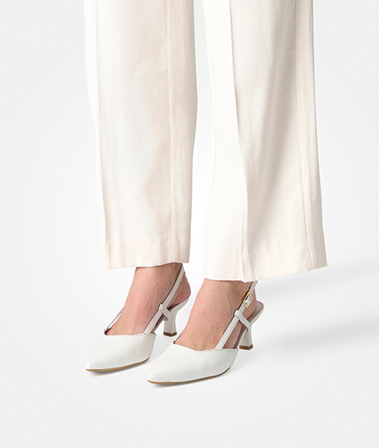 Paul Green 7992-119 Peeptoes & Slingpumps in weiß