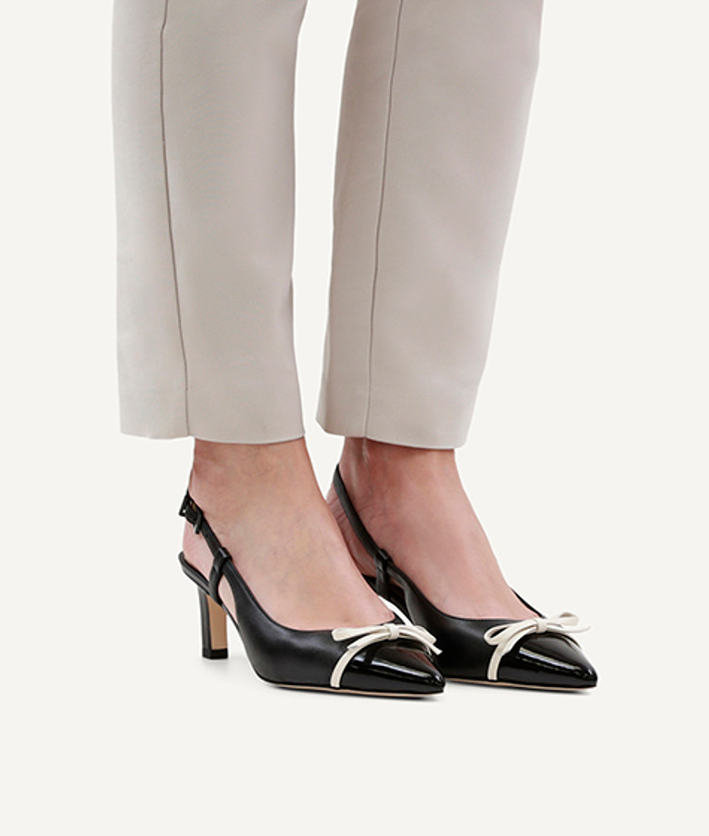 Peter Kaiser 79609 022 Peeptoes & Slingpumps in schwarz