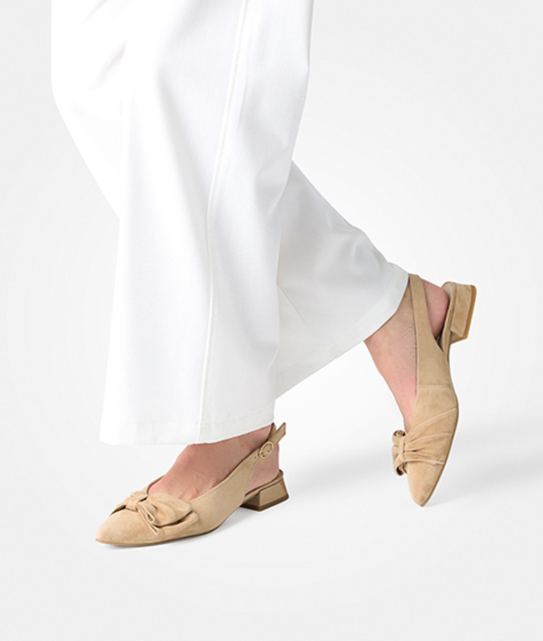 Paul Green 6198-019 Peeptoes & Slingpumps in beige