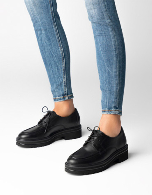 Paul Green 2959-002 lace-up shoes in black