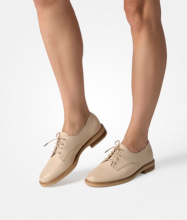 Paul Green 1073-049 lace-up shoes in beige