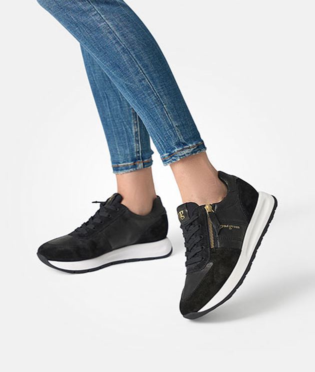 Paul Green 5444-008 sneaker in black