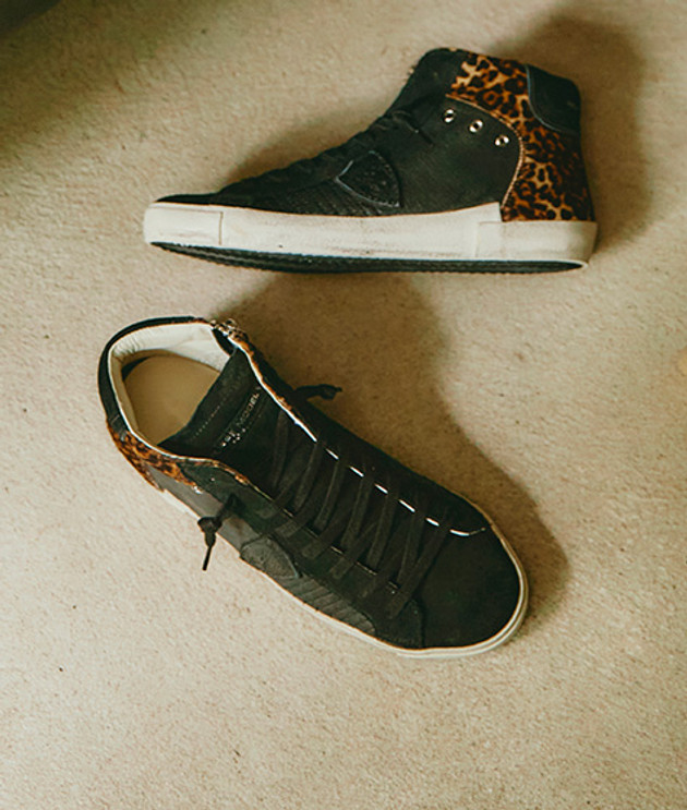 Philippe Model PRSX HIGH sneaker in black