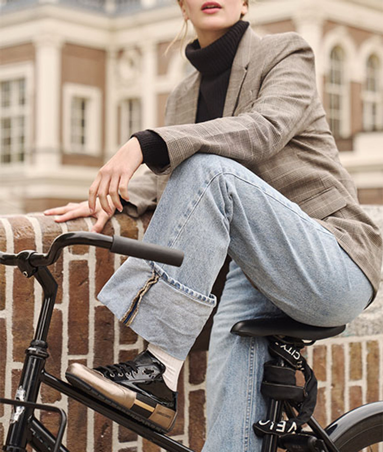 Candice Cooper 2017931.07.1Q73 ROCK PATCH sneaker in black