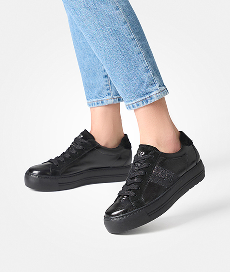 Paul Green 5430-098 sneaker in black