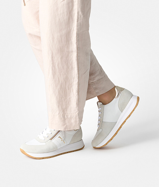 Paul Green 5444-069 sneaker in white