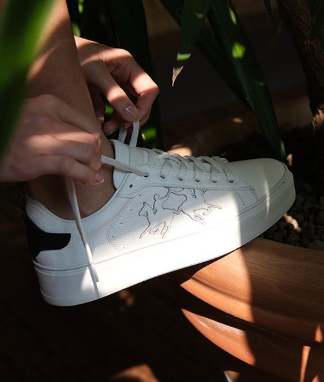 La Martina LFW221.501.3610 sneaker in white