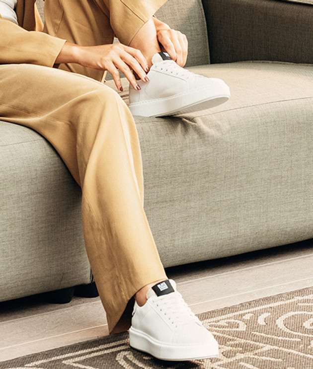 Blackstone XL21 WHITE sneaker in white