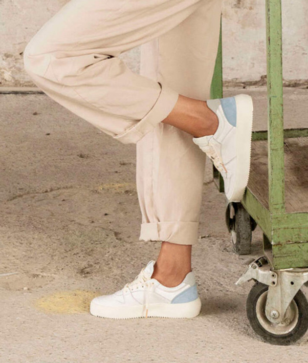 Blackstone ZL78 ANCIENT WATER RILEY sneaker in white