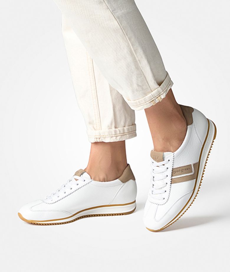 Paul Green 5453-077 sneaker in white