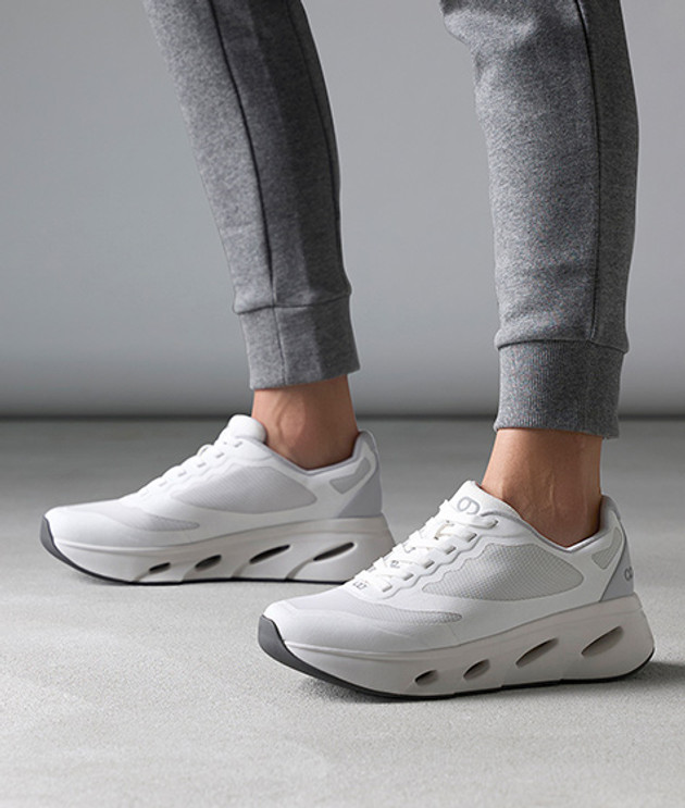 tenhaag gridhaag sneaker in white