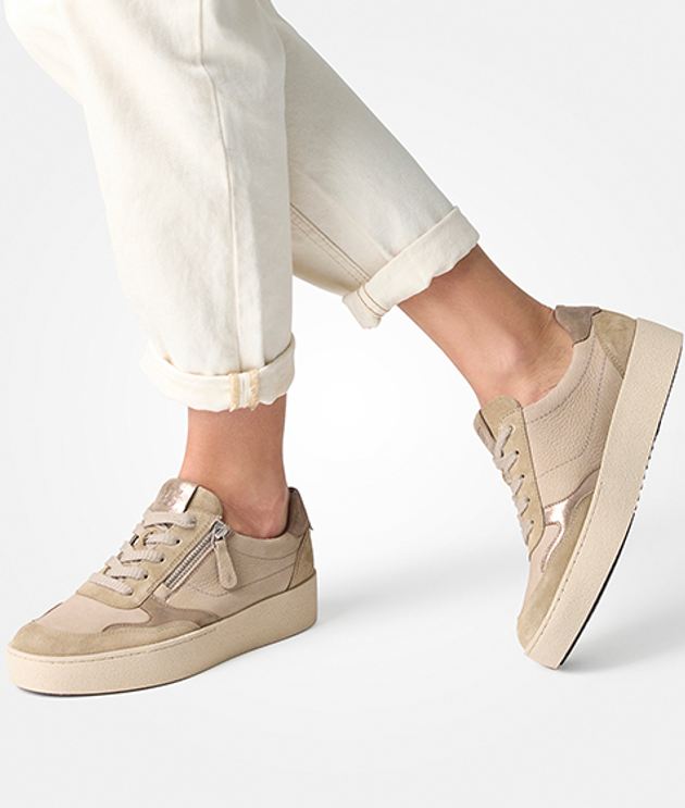 Paul Green 5480-008 sneaker in beige