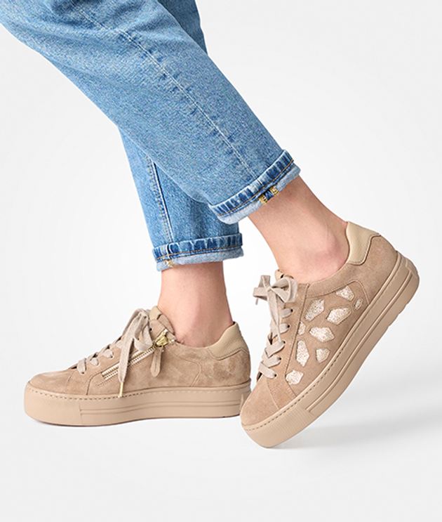Paul Green 5479-018 sneaker in beige