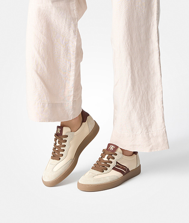 Paul Green 5437-149 sneaker in beige