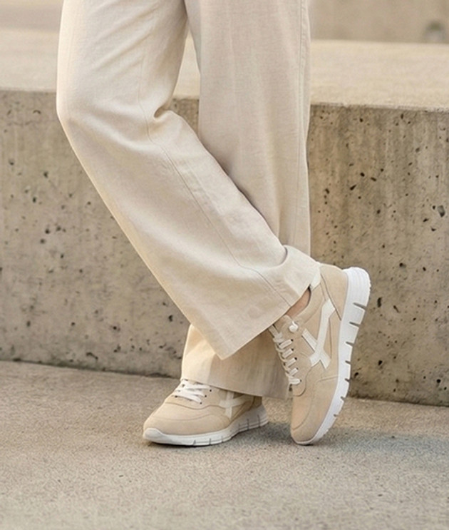 Sioux 4141862 MOKRUNNER-D-021 sneaker in beige