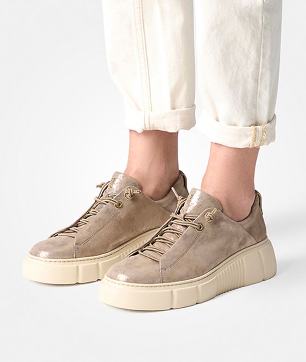 Paul Green 5418-088 sneaker in metallic