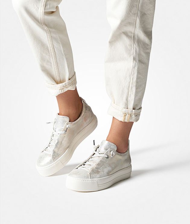 Paul Green 5017-123 sneaker in metallic