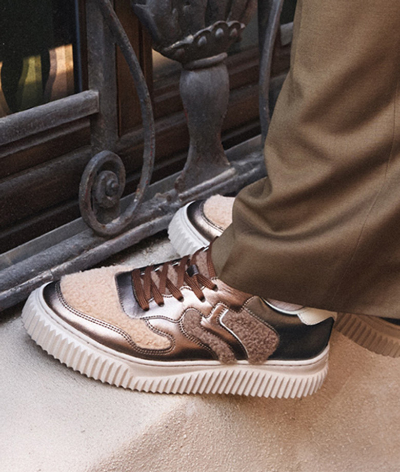 Voile Blanche 001.2017528.23.2Q25 LAURA sneaker in beige