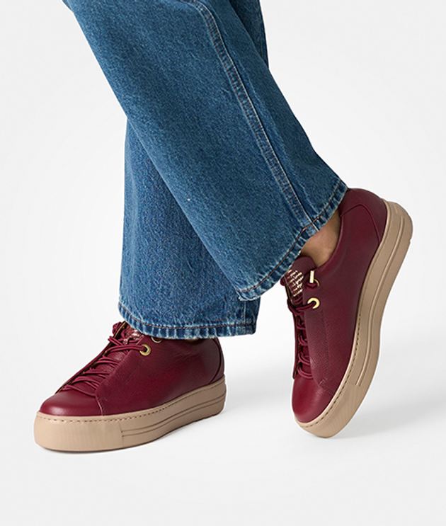 Paul Green 5017-438 sneaker in red