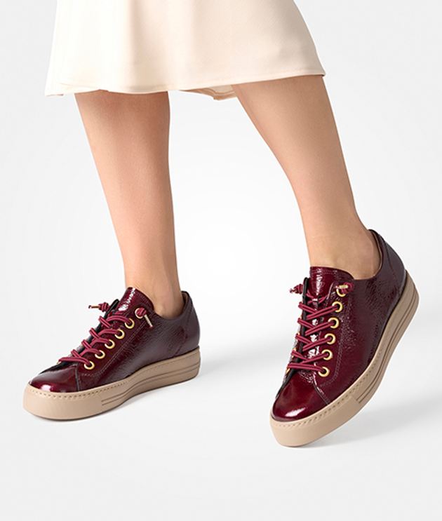 Paul Green 4081-588 sneaker in red