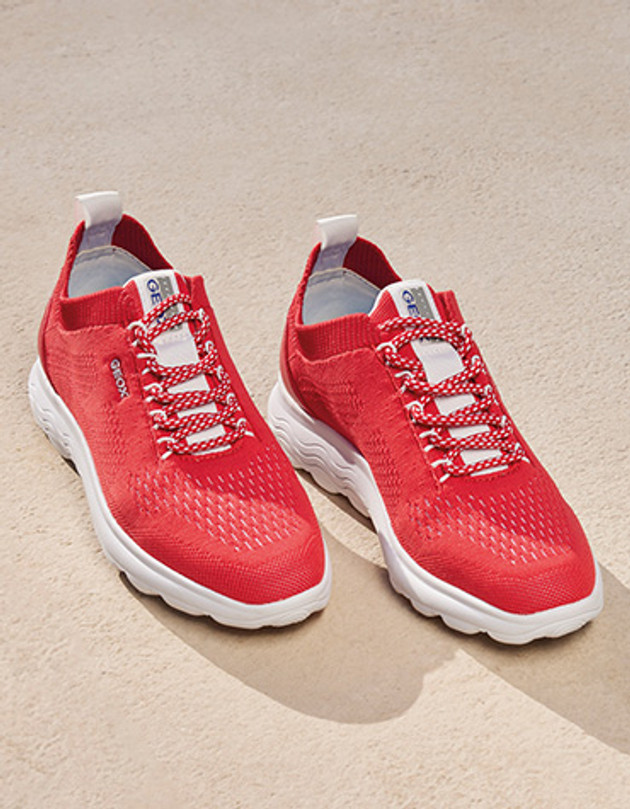 GEOX SPHERICA sneaker in red