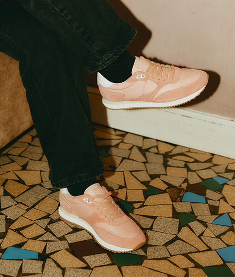 Philippe Model BLVILLE LOW sneaker in rose