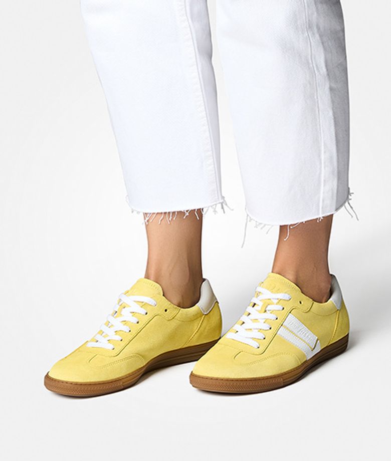 Paul Green 5450-247 sneaker in yellow