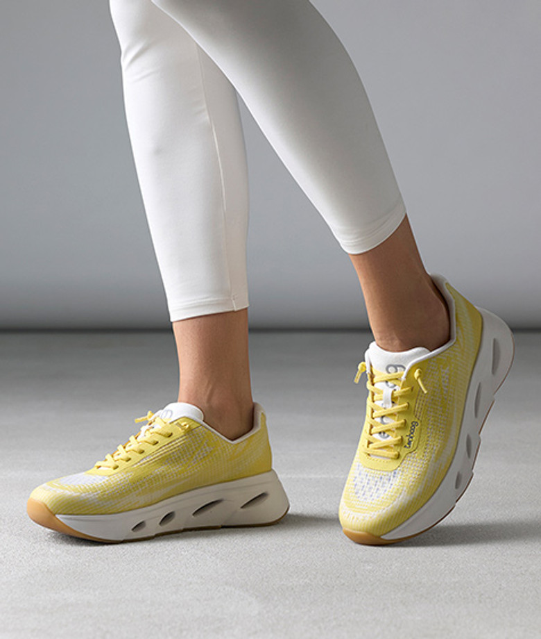 tenhaag wavehaag sneaker in yellow
