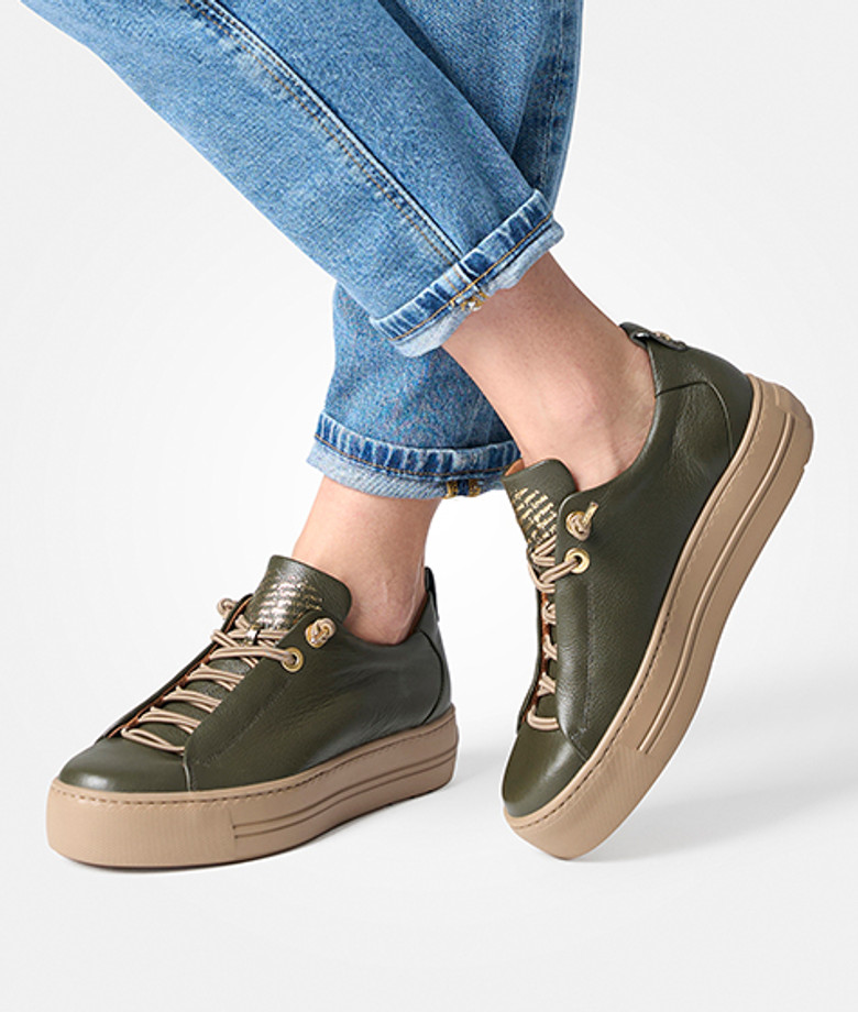 Paul Green 5017-428 sneaker in green