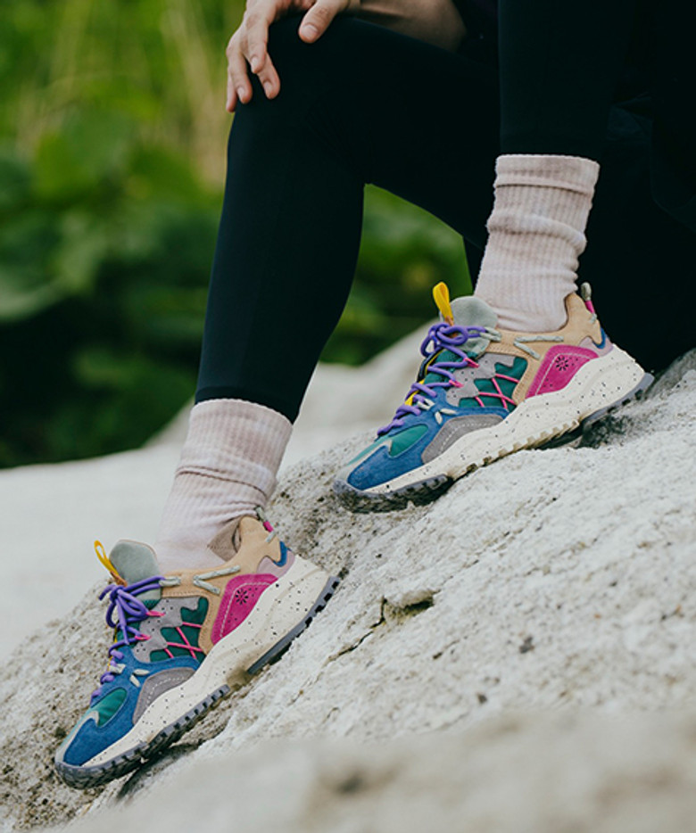 Flower Mountain 1B74-001-2019510-03 YAMABUSHI Sneaker in bunt