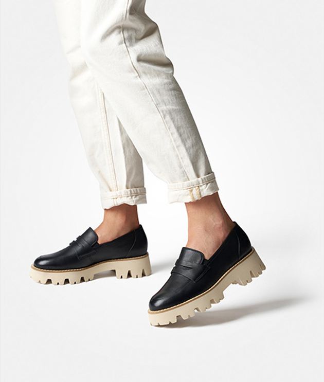 Paul Green 2991-013 Slipper & Mokassin in schwarz