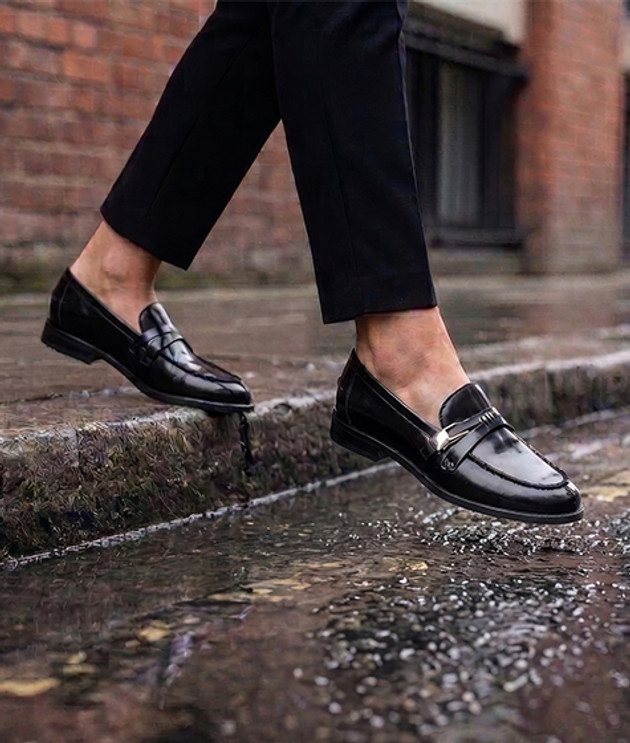 Truman's 4480 165 NERO Slipper & Mokassin in schwarz