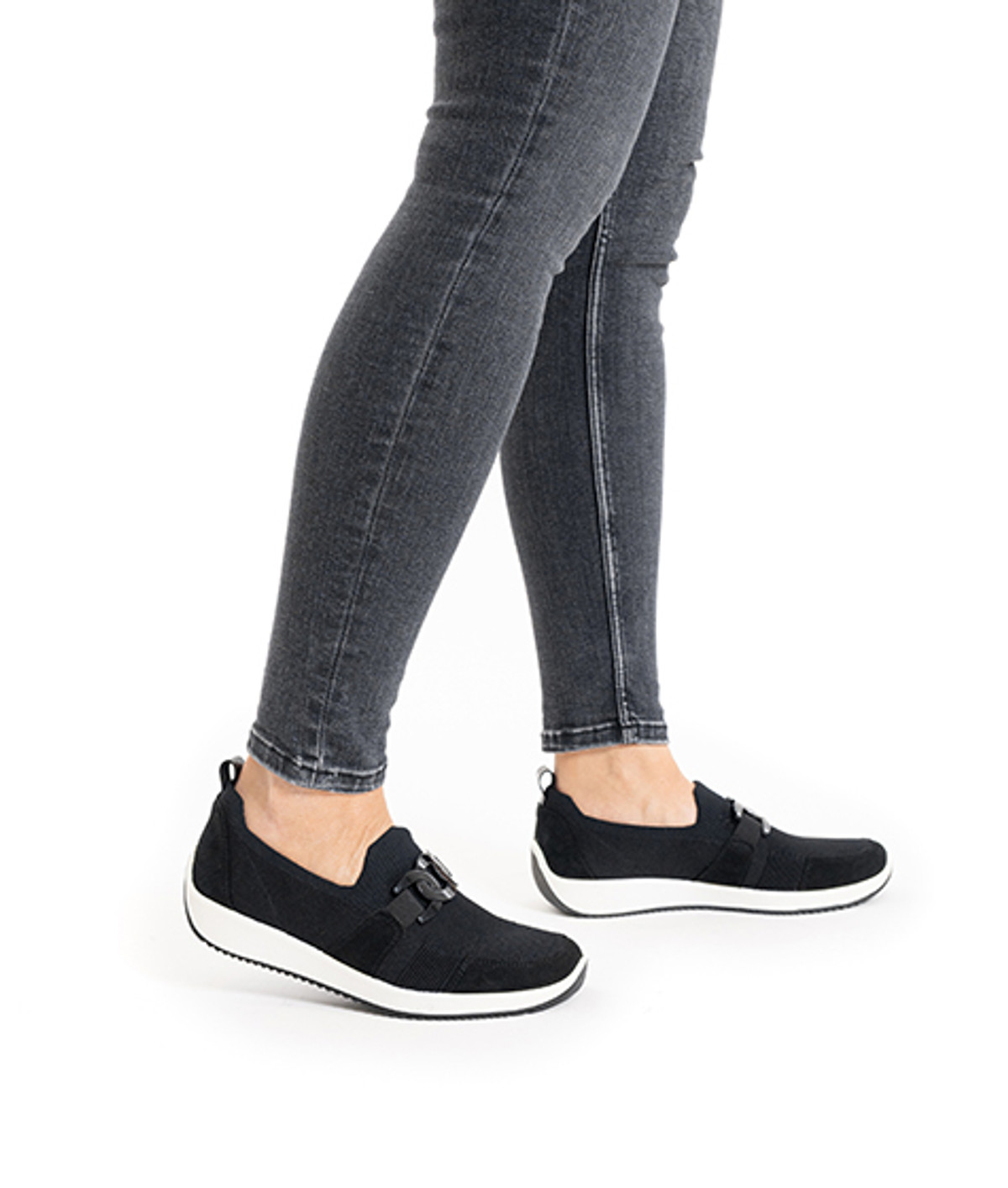 ARA Lissabon Slipper voor dames, Blauw 047906, 39 EU
