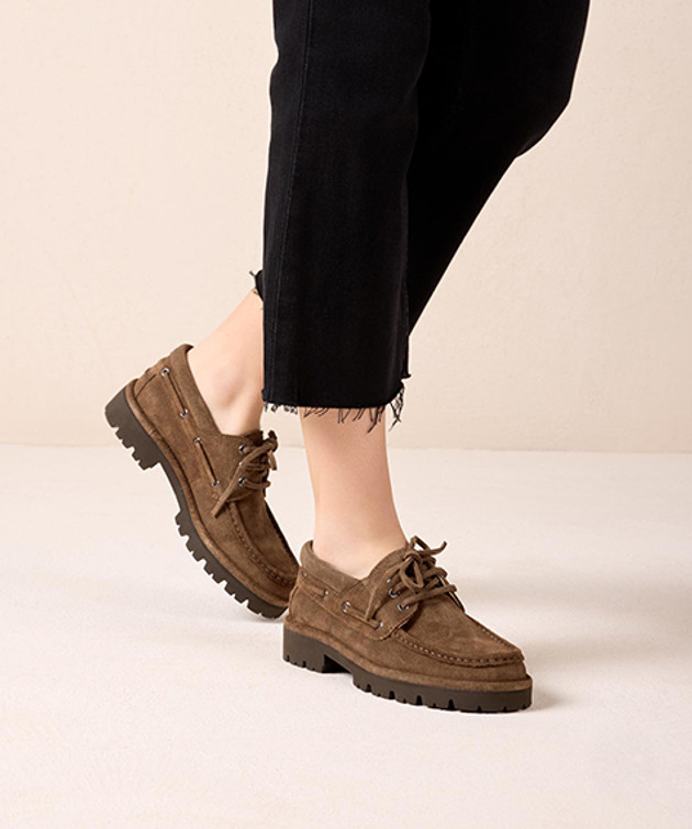 Unisa FEUDO_BS TAUPE Loafers & Moccasins in Brown