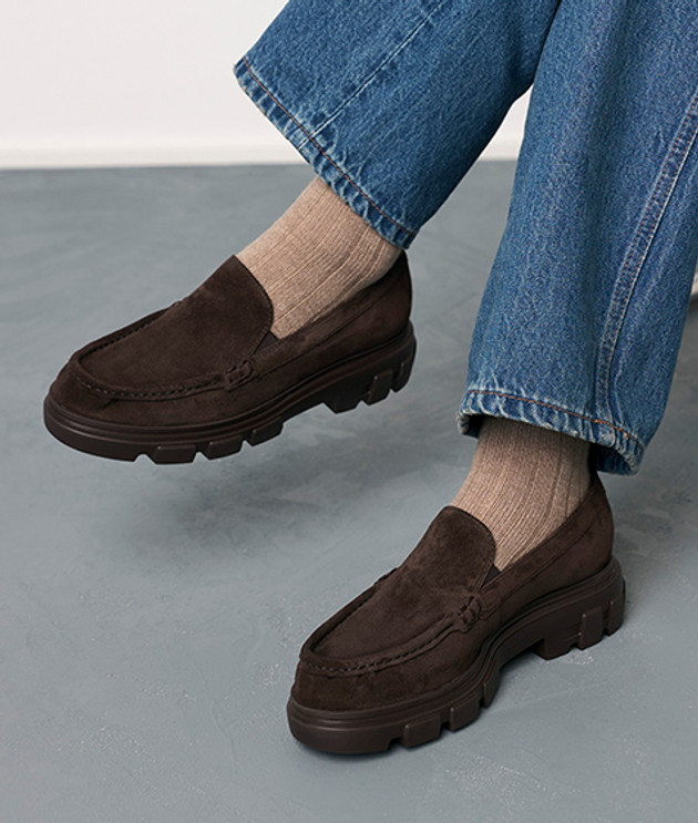 Paul Green 1258-002 Slipper & Mokassin in braun