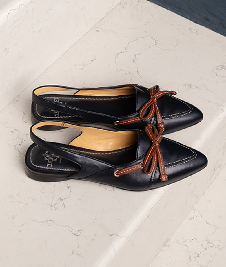 Truman's 4334 158 NAPPA BLU Slipper